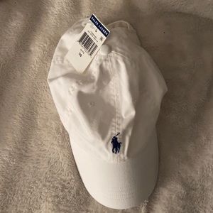 RALPH LAUREN WHITE BASEBALL CAP NEW WITH TAGS